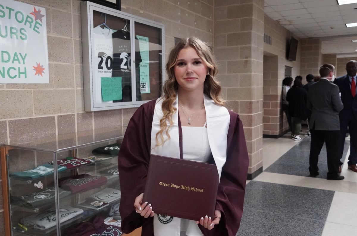 Margaret Ayscue was one of the mid-year graduates. Congratulations!